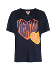 Kenzo Crew Heart Logo Midnight Blue-AL Capone Premium
