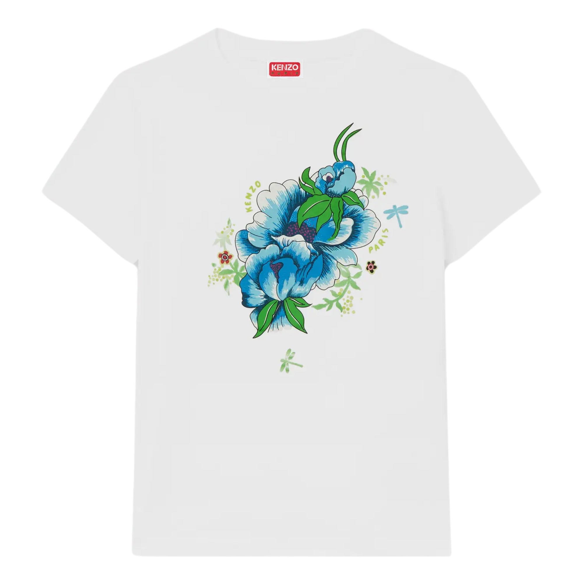 Kenzo T-Shirt Ladies Flower White-AL Capone Premium