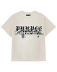 Purple T-Shirt Smudge Print Logo Off-White