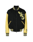 Y-3 Jacket Varsity Letterman Black-Yellow-AL Capone Premium