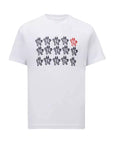 Moncler T-Shirt Mono M Logo White