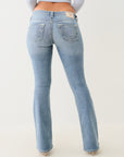True Religion Crystal Becca Lr Boot Super T Medium Wash-AL Capone Premium