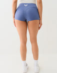 True Religion Arch Logo Truly Snatched Short Grey Blue
