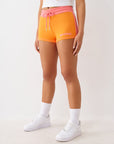 True Religion French Terry Hot Shorts Orange/Pink