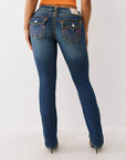 True Religion Low Rise Billie St Flap Sup T Twilight Teal