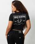 True Religion Crystal Hs Srs Ss Bby Tee Jet Black-AL Capone Premium
