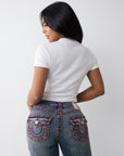True Religion Tr Buddha Ss Baby Tee Optic White-AL Capone Premium
