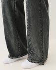 True Religion Lr Relaxed Baggy Cargo Big T Black