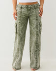 True Religion Lr Relaxed Baggy Cargo Big T Kalamata