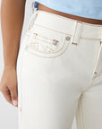 True Religion Bobbi Baggy Jean Winter White