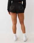 True Religion Shorts Tr Low Rise Joey Terry S Jet Black