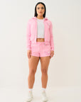True Religion Crystal Wing Lounge Short Prism Pink