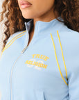 True Religion True Sporty Shrunken Track Jkt Cerulean Blue