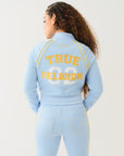 True Religion True Sporty Shrunken Track Jkt Cerulean Blue
