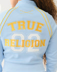 True Religion True Sporty Shrunken Track Jkt Cerulean Blue
