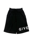 Givenchy Shorts Logo Black