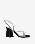 Chiara Ferragni Heels Cfh7 Amdromada 70 Crystal Silver