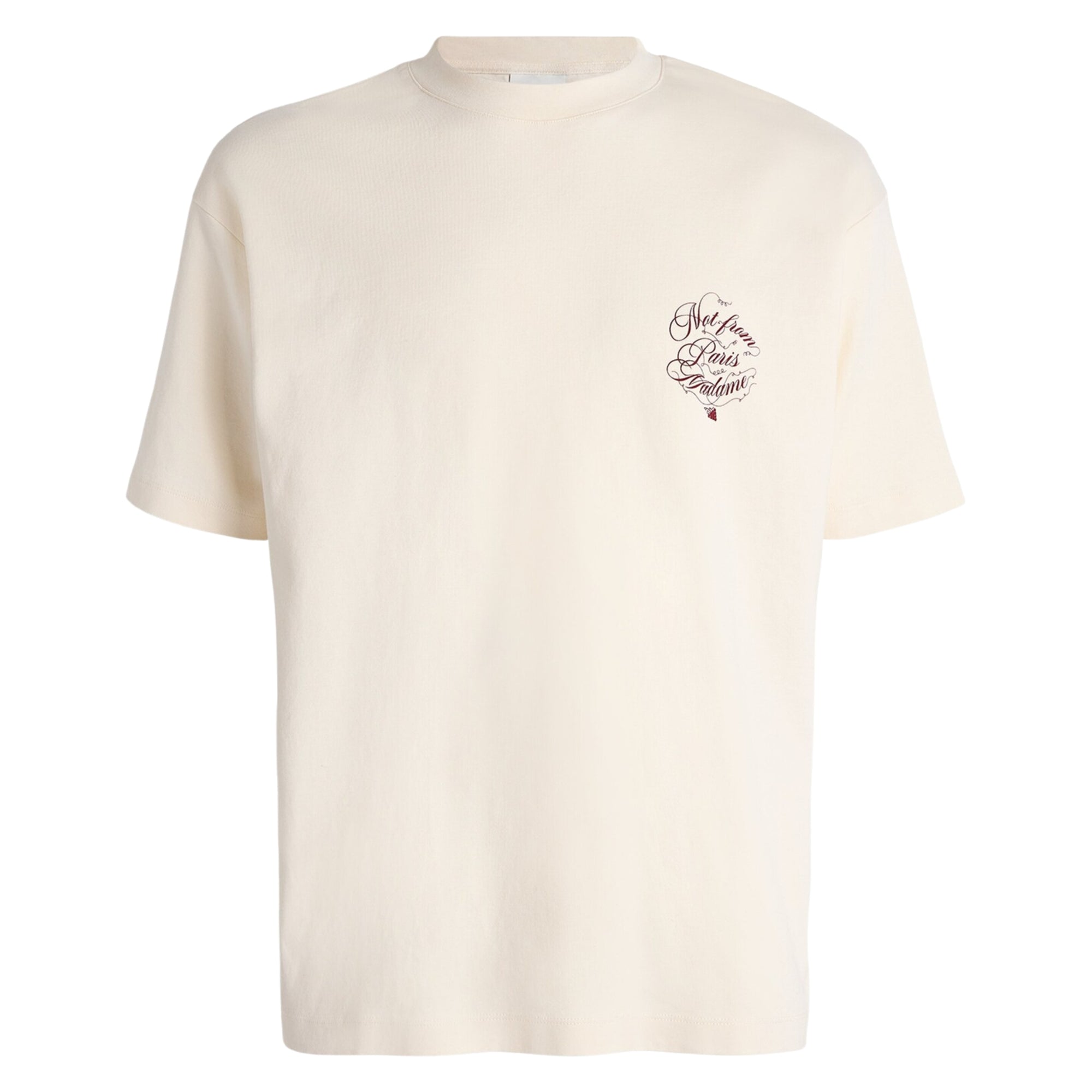 Drole De Monsieur T-Shirt Slogan Vines Cream-AL Capone Premium