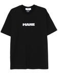Msgm T Shirt Mare Black-White