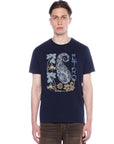 Etro T-Shirt Paisley Embroidered Logo Black-AL Capone Premium