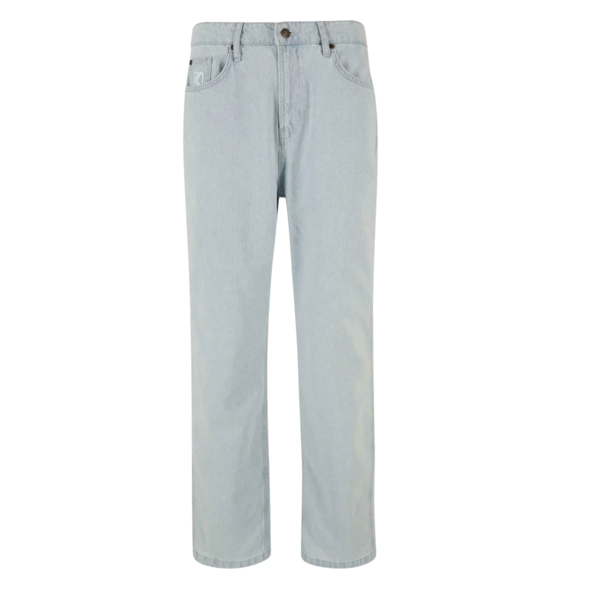 Karl Kani Jeans Og Baggy Five Pocket Denim Bleached Blue-AL Capone Premium
