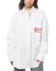 Vetements Shirt For Rent Classic White-AL Capone Premium