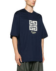 Givenchy T-Shirt Slim Fit Logo Navy