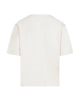 Ami T-Shirt Crystal-Embellished Logo White-AL Capone Premium