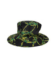 Msgm Bucket Hat Floral Black-AL Capone Premium