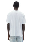 Msgm T-Shirt Four Line Embroidery White-AL Capone Premium