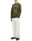 Drole De Monsieur Sweater Slogan Khaki