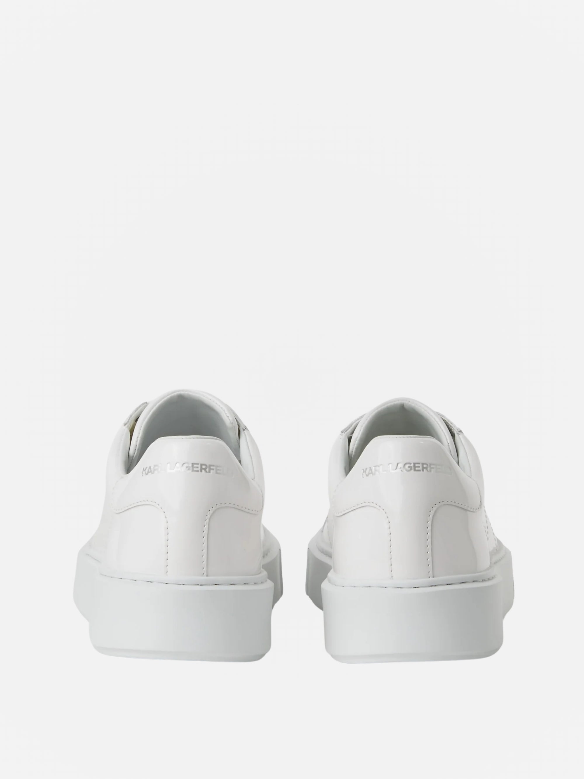 Karl Lagerfeld KL553 Sneaker Maxi Kup RSG Logo Shine White Textured-AL Capone Premium