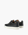 Giuseppe Zanotti Sneakers Z74 Mesh Silver Zip Black
