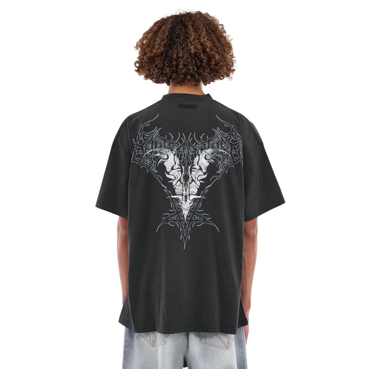 Vetements T-Shirt Bone V Regular Black-AL Capone Premium