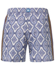 Etro Shorts Geometric Print Swimming Blue