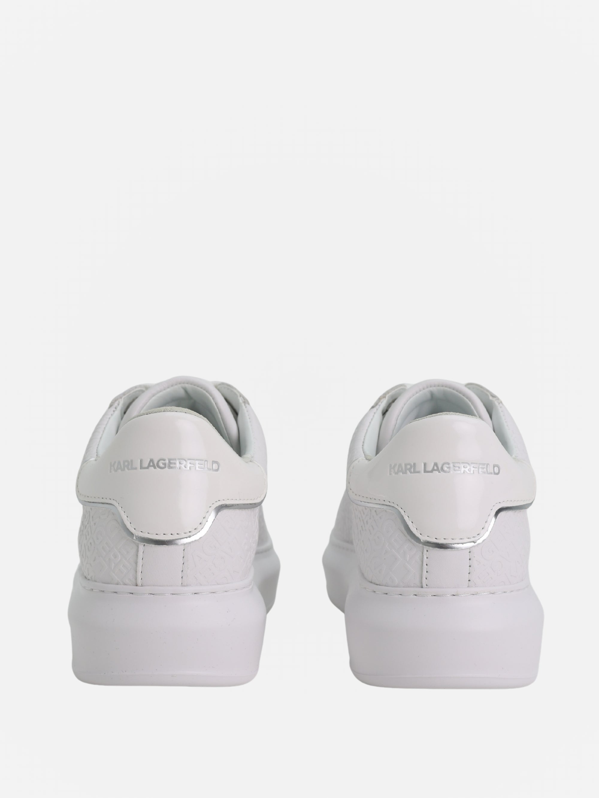 Karl Lagerfeld KL560 Kapri Emboss Repeat Lo Lace White Leather/Mono-AL Capone Premium