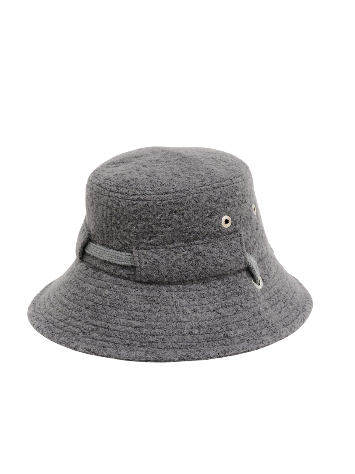 Ami Bucket Hat Street Style Light Grey-AL Capone Premium