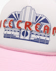 Ice-cream Cardigan Ic Diner Trucker White/pink