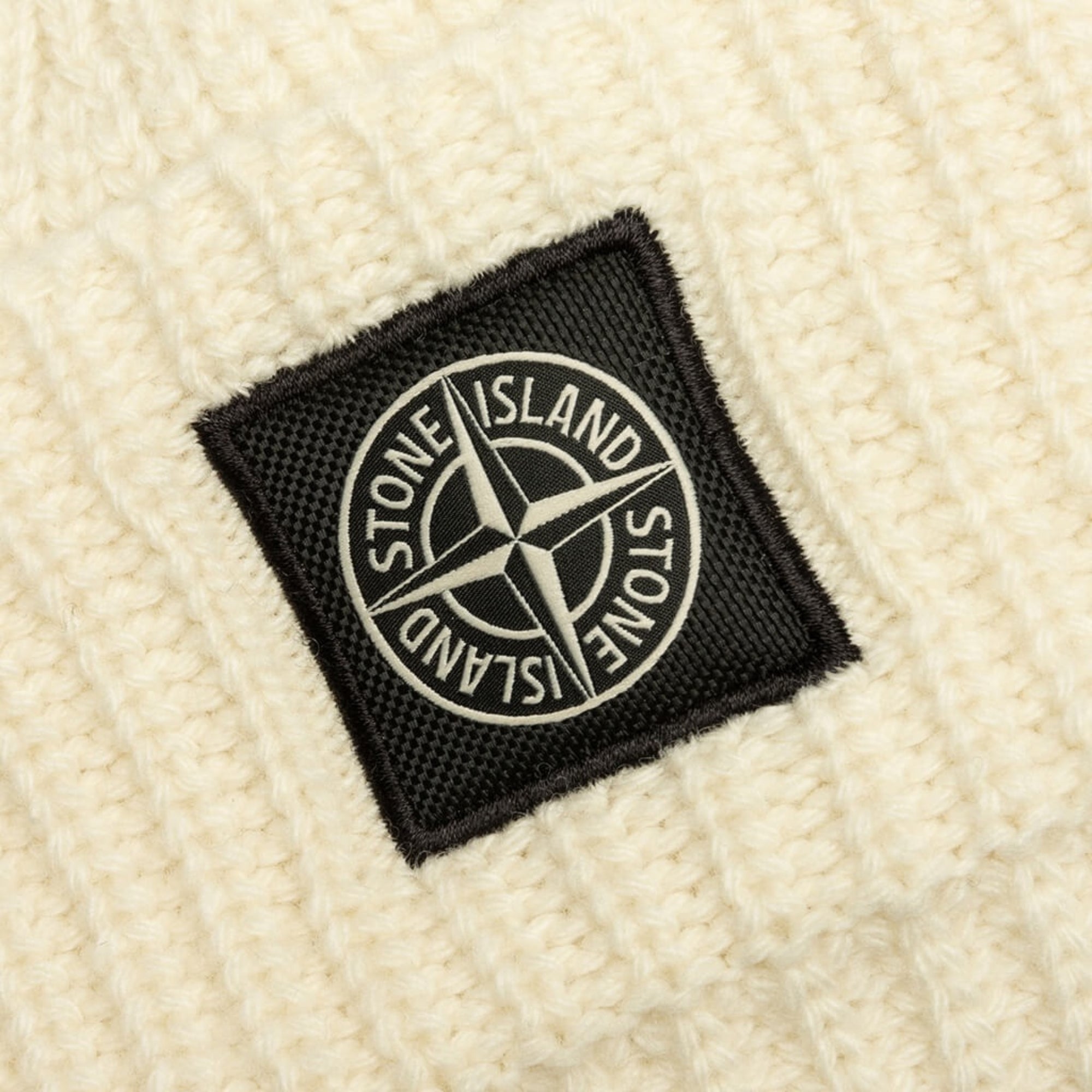 Stone Island Beanie Logo Cream-AL Capone Premium