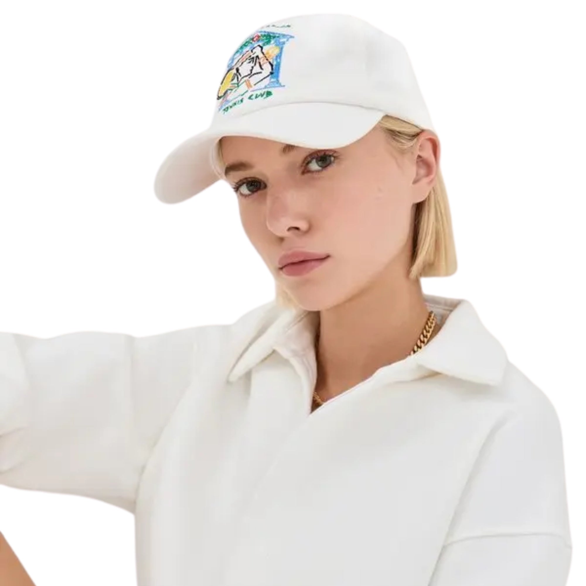 Casablanca Cap Crayon Temple Tennis Club White-AL Capone Premium