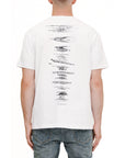 Purple T-Shirt Wavelenght Logo White