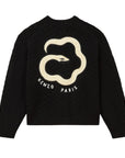 Kenzo Cardigan Logo Black-AL Capone Premium