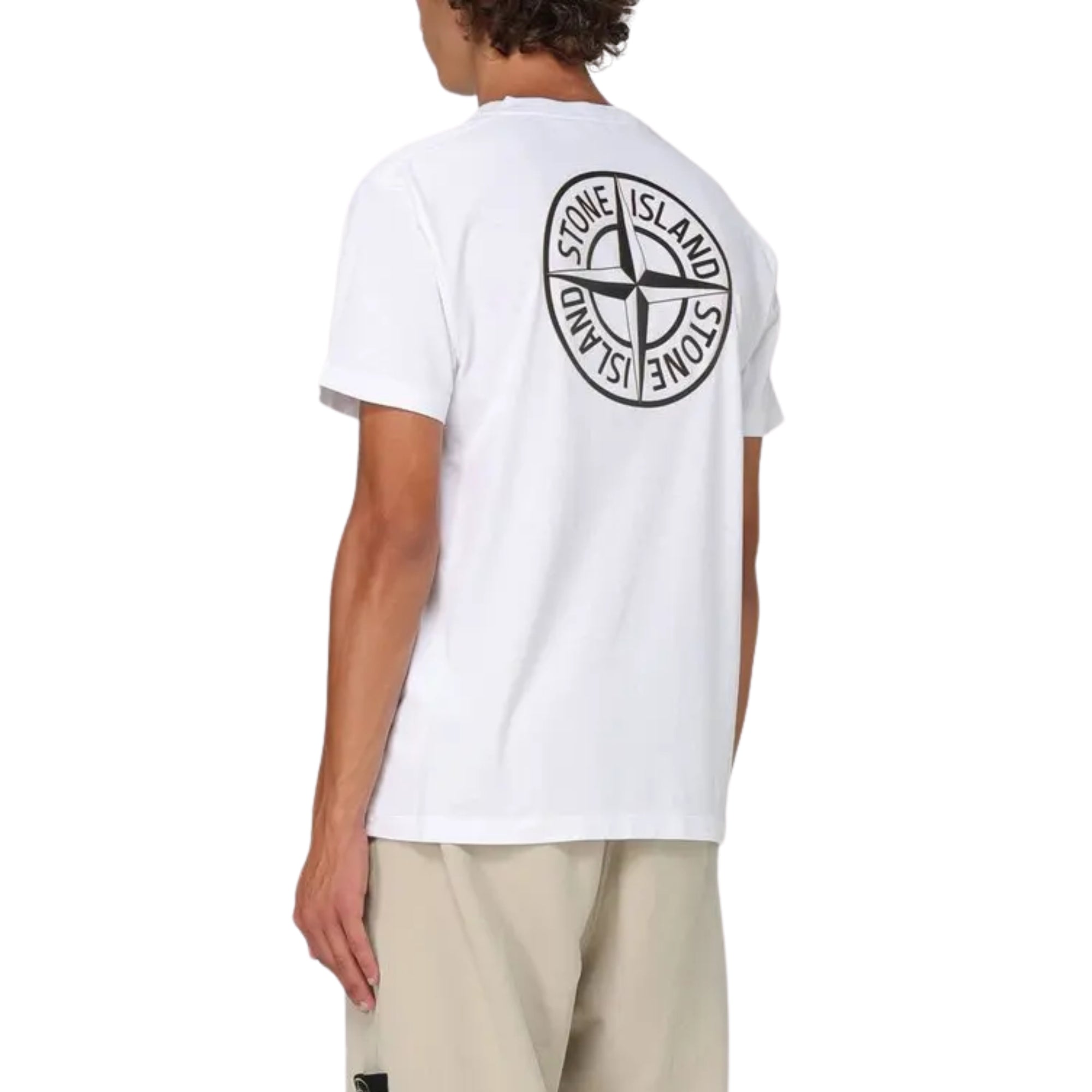Stone Island T-Shirt Logo White-AL Capone Premium