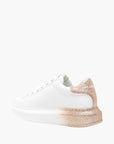 Karl Lagerfeld Sneaker KLL300 Kapri Ombre Nft Lo Lace White Lthr W/Gold