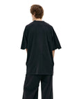 Vetements T-Shirt Merged Double Oversized Black