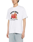 Aape T-Shirt Apes And The Planet Earth White-AL Capone Premium