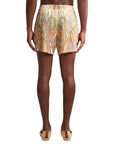 Etro Shorts All Over Paisley Swimming Beige