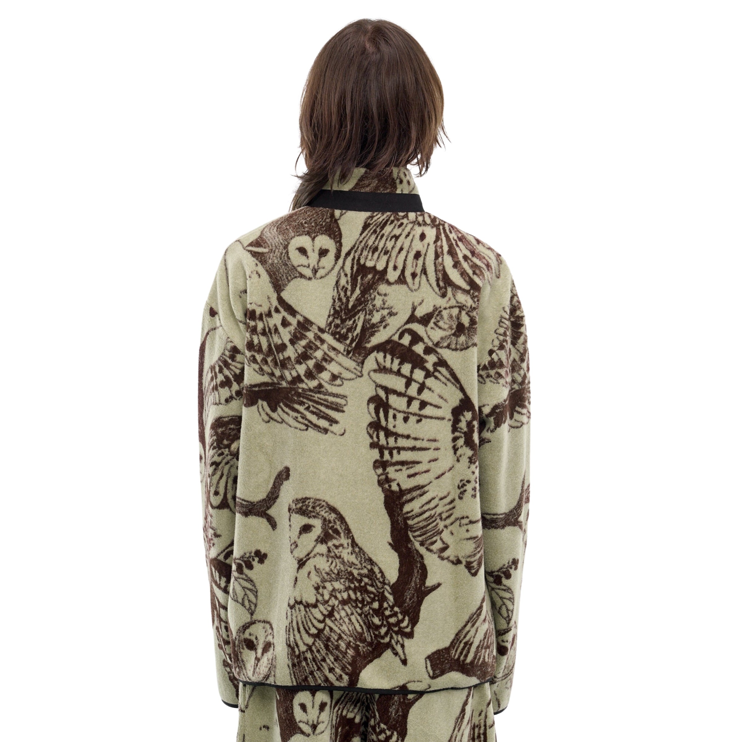 Jil Sander Jacket Allover Owl Print Khaki-Brown – AL Capone Premium