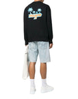 Msgm Sweater Felpa Logo Black-AL Capone Premium