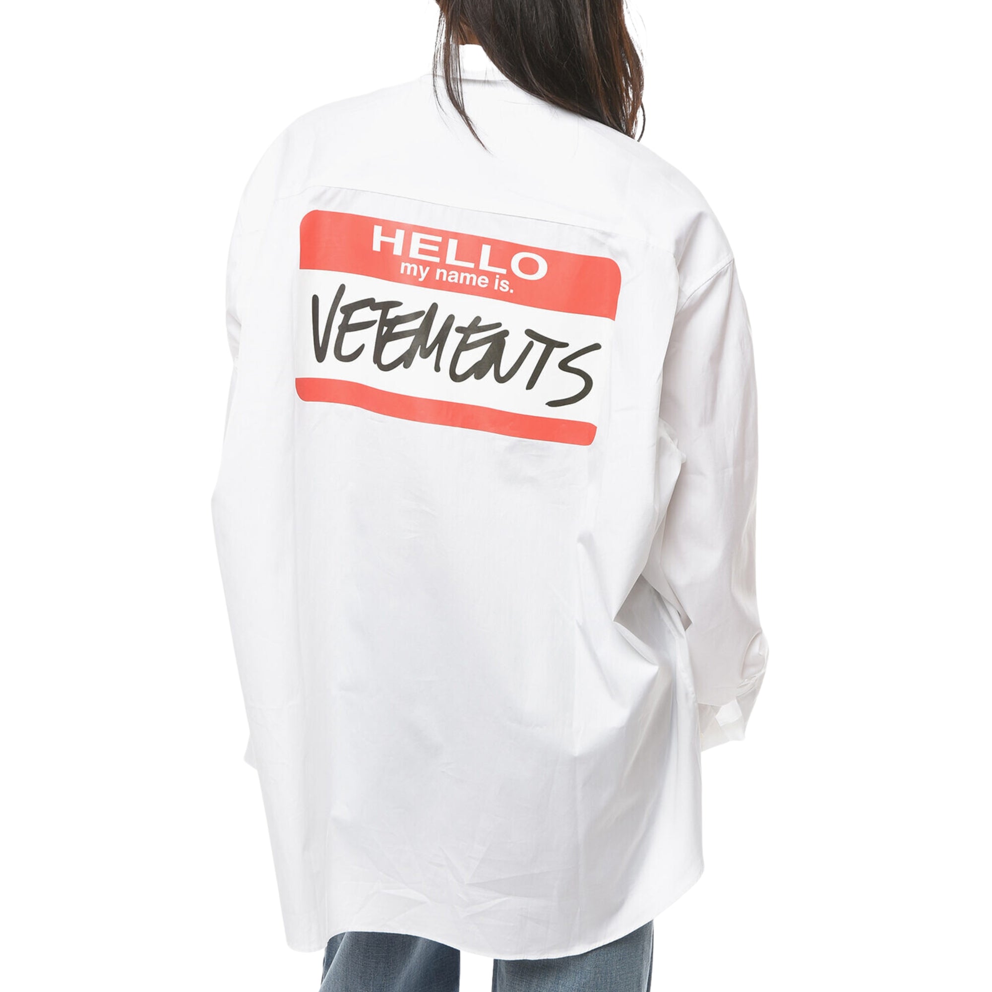 Vetements Shirt For Rent Classic White-AL Capone Premium